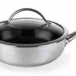 Sauteuse en aluminium SCANPAN 56102600 Argenté – antiadhésif et miroir-0