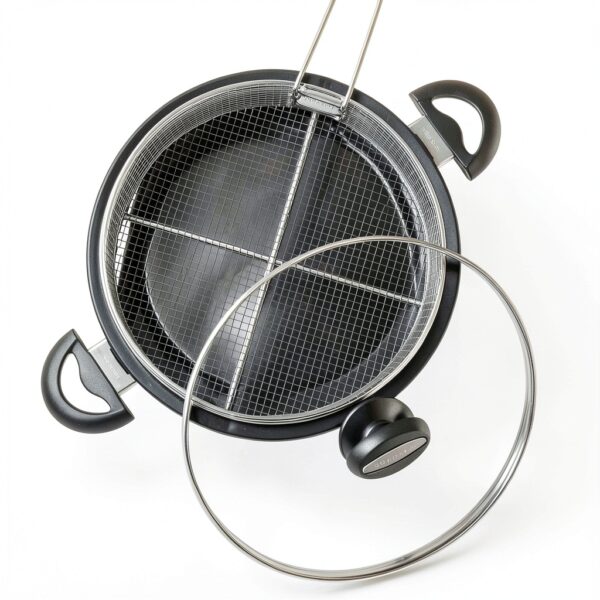 Poêle à braiser Scanpan ES5 avec panier amovible antiadhésif-2