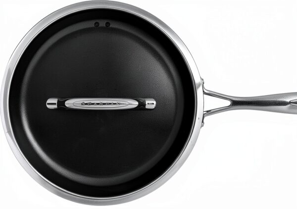 Sauteuse en aluminium SCANPAN 56102600 Argenté – antiadhésif et miroir-1