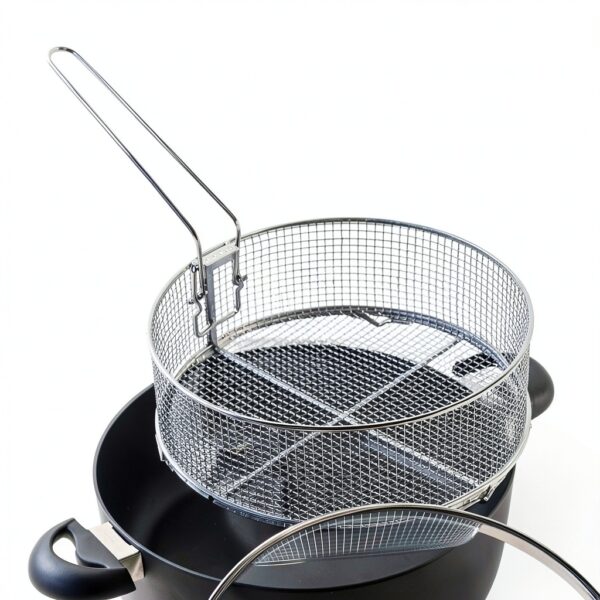 Poêle à braiser Scanpan ES5 avec panier amovible antiadhésif-3