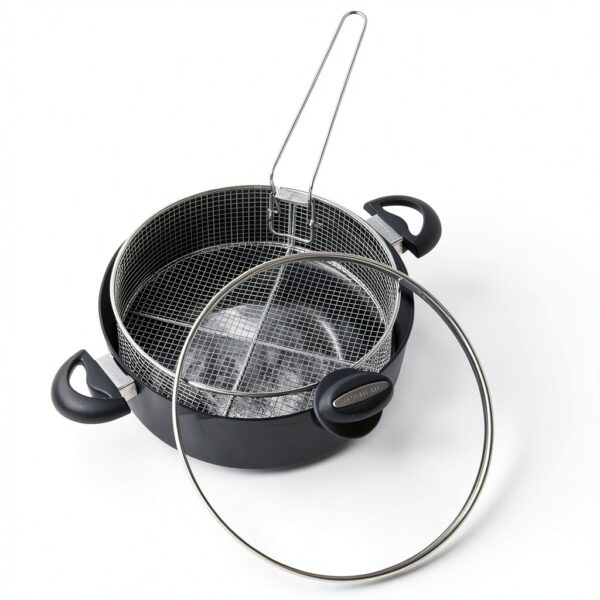 Poêle à braiser Scanpan ES5 avec panier amovible antiadhésif-1