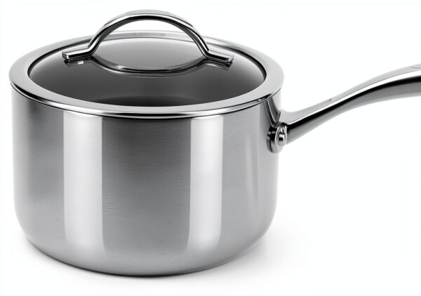 Scanpan Haptiq Casserole avec couvercle en acier inoxydable 2,75 l-0