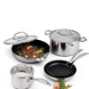 Scanpan Haptiq Casserole avec couvercle en acier inoxydable 2,75 l-1