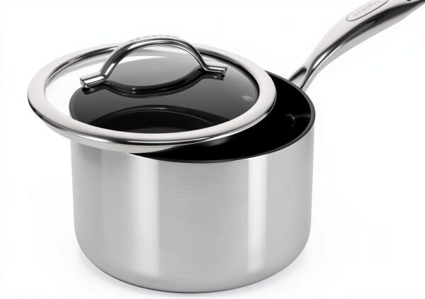 Scanpan Haptiq Casserole avec couvercle en acier inoxydable 2,75 l-2