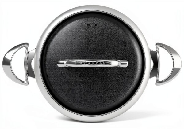 Faitout Scanpan HaptIQ 4,8 L noir casserole acier inoxydable-2