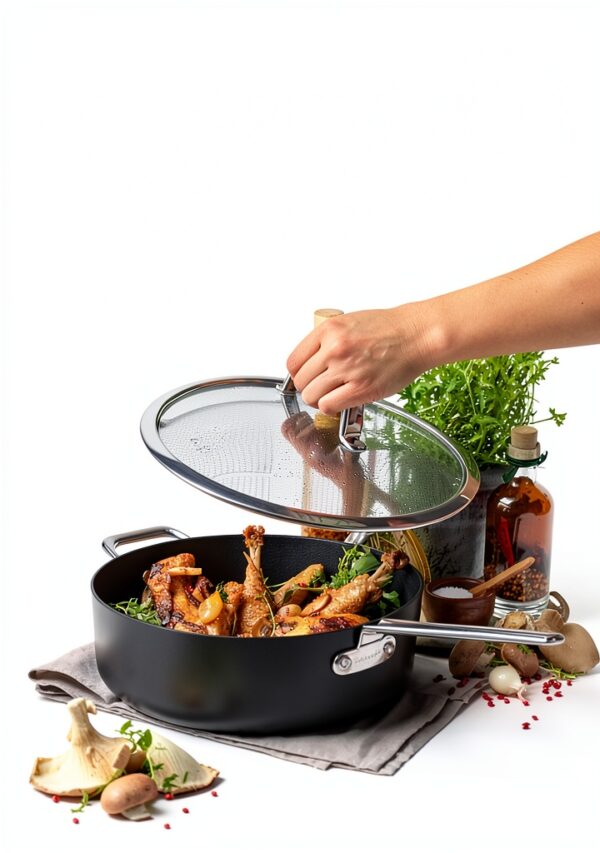 Braisière Scanpan TechnIQ Induction 5,5 L 30 cm - Noir-3