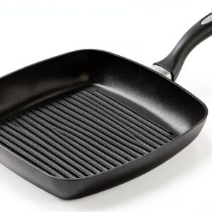 Scanpan IQ Grill antiadhésif 18,3 cm noir mat pour viande et grillades-0