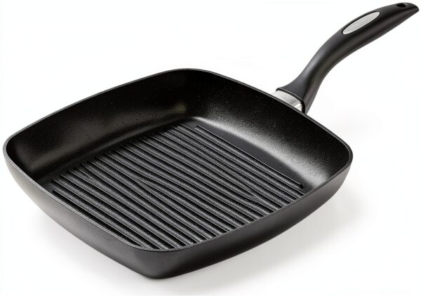 Scanpan IQ Grill antiadhésif 18,3 cm noir mat pour viande et grillades-0