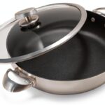 Scanpan CS+ Poêle de chef avec couvercle, 5,5 l, argent-0