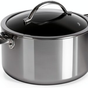 Faitout Scanpan HaptIQ 4,8 L noir casserole acier inoxydable-0
