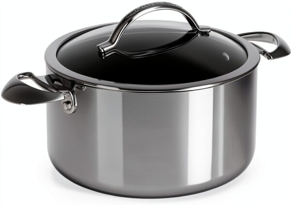 Faitout Scanpan HaptIQ 4,8 L noir casserole acier inoxydable-0