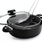 Poêle à braiser Scanpan ES5 avec panier amovible antiadhésif-0