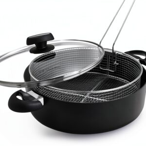 Poêle à braiser Scanpan ES5 avec panier amovible antiadhésif-0