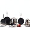 SCANPAN HaptIQ Wok en acier inoxydable et aluminium 31,8 cm-1