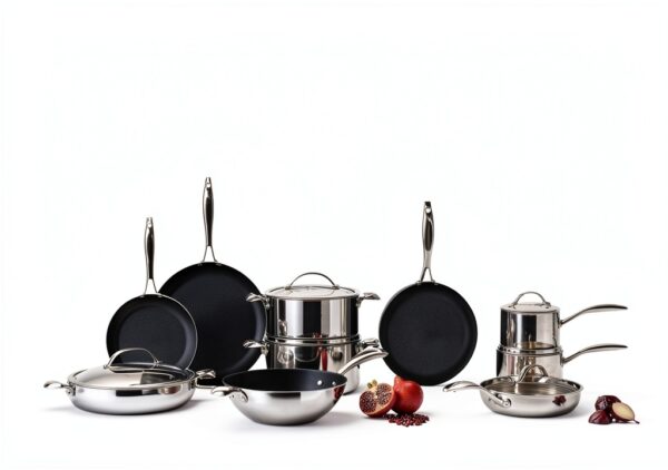 SCANPAN HaptIQ Wok en acier inoxydable et aluminium 31,8 cm-1