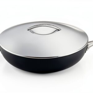 SCANPAN Professionnel 60103200 Sauteuse avec Couvercle, 32 cm-0
