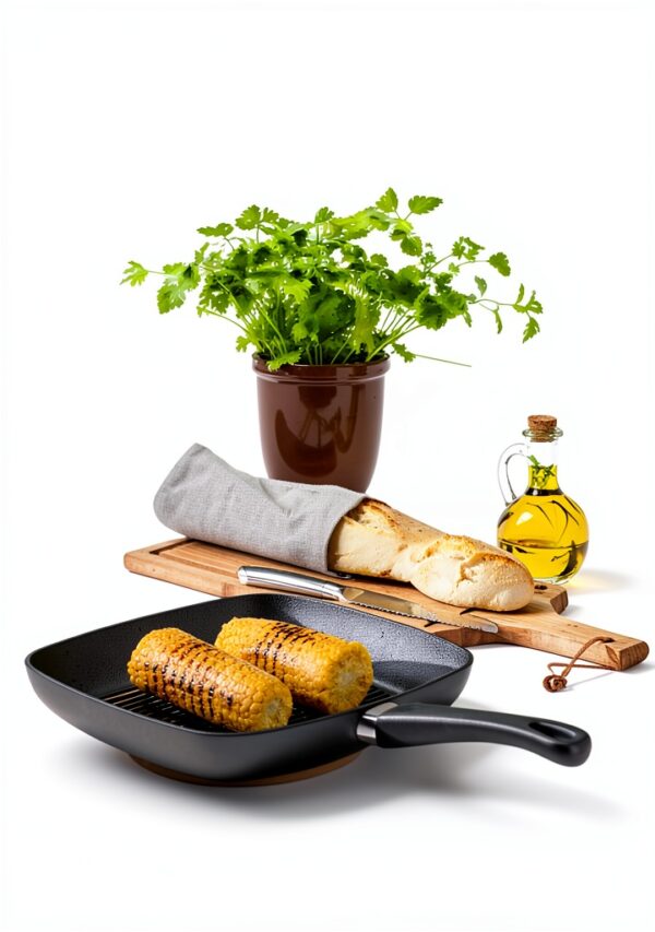 Scanpan Grill Antiadhésif 28 cm Noir Mat, Poêle Gril Classic pour-4