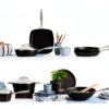 SCANPAN Professionnel 60103200 Sauteuse avec Couvercle, 32 cm-3