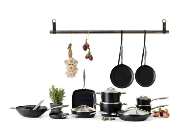 SCANPAN Professionnel 60103200 Sauteuse avec Couvercle, 32 cm-4
