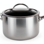 Scanpan HaptIQ Casserole antiadhésive pour plaque à induction Extérieur en acier inoxydable poli miroir 20,3 cm-0