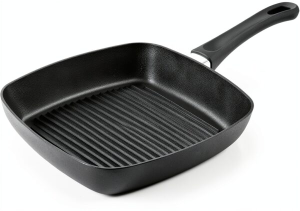 Scanpan Grill Antiadhésif 28 cm Noir Mat, Poêle Gril Classic pour-0